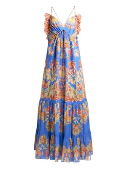 ETRO: Голубое платье 