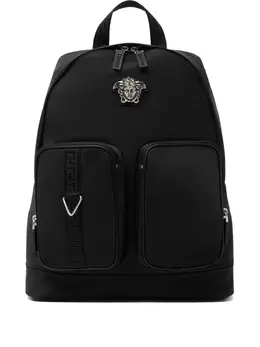 Versace: Чёрный рюкзак  La Medusa