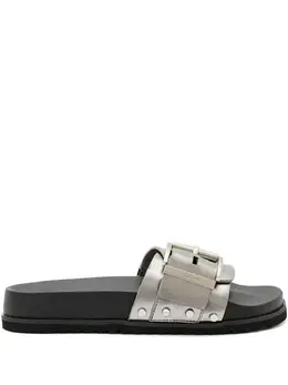AllSaints: Серебристые сандалии 