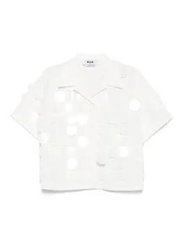 MSGM: Рубашка с блёстками 