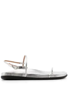 Ancient Greek Sandals: Серебристые сандалии 