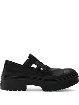 Converse: Чёрные лоферы  Chuck Taylor