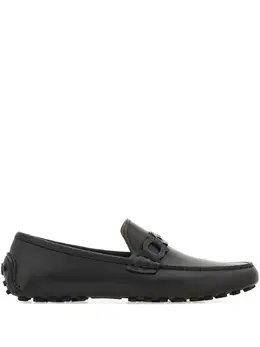Ferragamo: Чёрные туфли  Gancini
