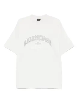 Balenciaga: Футболка с принтом 