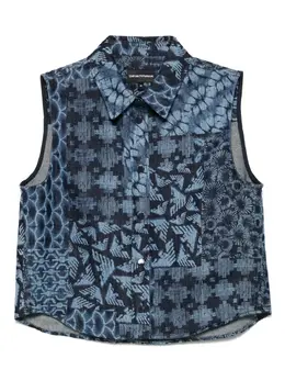 Emporio Armani: Джинсовый топ 