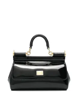 Dolce & Gabbana Pre-Owned: Чёрная сумка-шоппер 