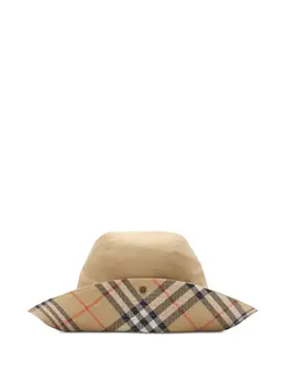 Burberry: Шляпа с принтом 