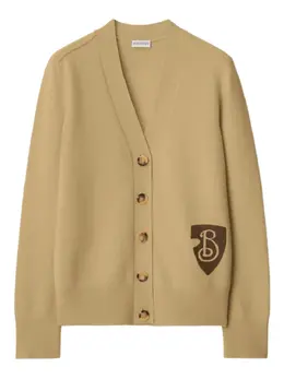 Burberry: Бежевый кардиган 
