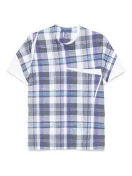 Comme Des Garçons Shirt: Голубая футболка 