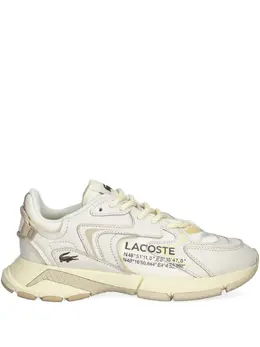 Lacoste: Белые кроссовки 