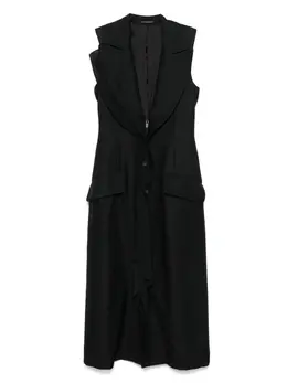 Yohji Yamamoto: Платье миди 