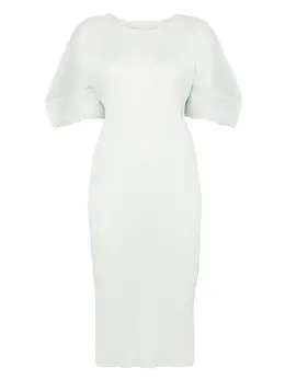 Pleats Please Issey Miyake: Платье миди 