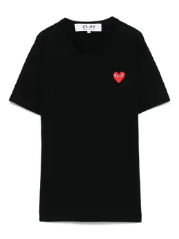 Comme Des Garçons Play: Футболка  Heart с принтом