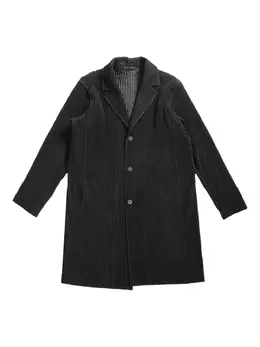 Homme Plissé Issey Miyake: Чёрные пиджаки 