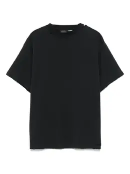 Balenciaga: Чёрная футболка 