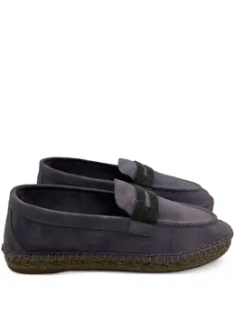 Brunello Cucinelli: Тёмные мокасины  Monili