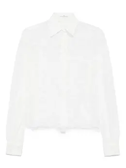 Ermanno Scervino: Рубашка с растительным принтом 