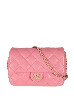 CHANEL Pre-Owned: Розовая сумка 