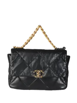 CHANEL Pre-Owned: Чёрная сумка 