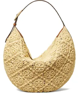 Tory Burch: Бежевая сумка 