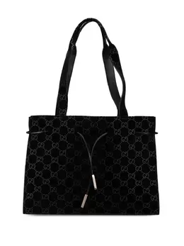 Gucci Pre-Owned: Чёрная сумка-шоппер 