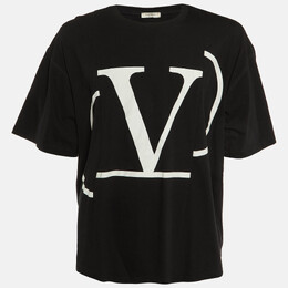 Valentino: Чёрная футболка 