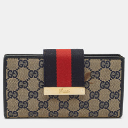 Gucci: Голубой кошелёк  Web