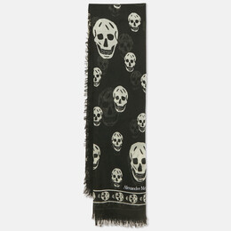 Alexander McQueen: Чёрный шарф  Skull