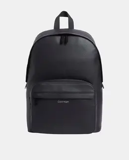 Calvin Klein: Чёрный рюкзак 