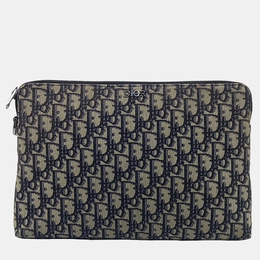 Dior: Синий клатч 