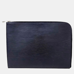 Louis Vuitton: Чёрная сумка  Pochette
