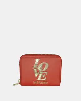 LOVE MOSCHINO: Красный кошелёк 