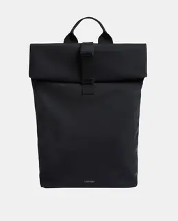 Calvin Klein: Чёрный рюкзак 
