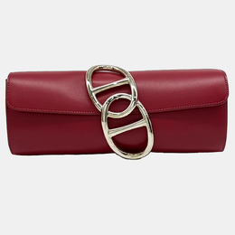 Hermes: Красный клатч 