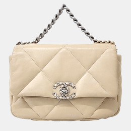 Chanel: Бежевая сумка 