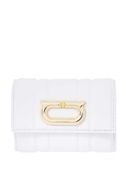Ferragamo: Белый кошелёк 