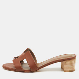 Hermes: Коричневые сандалии 