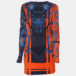 Versace: Многоцветное платье 