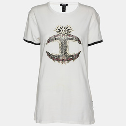 Just Cavalli: Белая футболка 