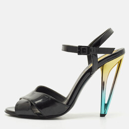 Fendi: Чёрные сандалии 