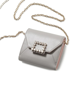 Roger Vivier: Серебристый кошелёк 