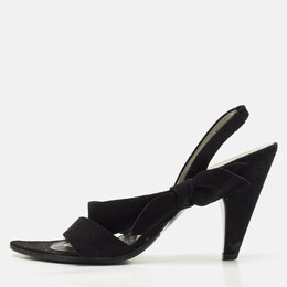 Miu Miu: Чёрные сандалии 