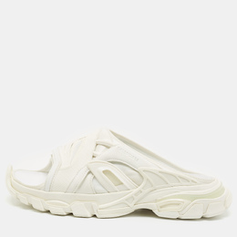 Balenciaga: Белые сандалии  Track