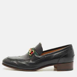 Gucci: Чёрные туфли  Horsebit