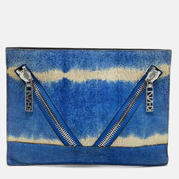 Kenzo: Голубой клатч 