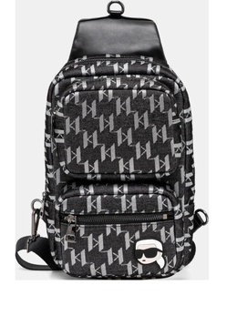 Karl Lagerfeld: Чёрный рюкзак  K/Monogram
