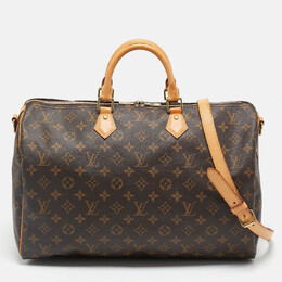Louis Vuitton: Коричневая сумка  Speedy