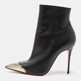 Christian Louboutin: Чёрные ботинки 