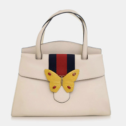 Gucci: Белая сумка  Web