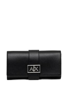 Armani Exchange: Чёрный кошелёк 